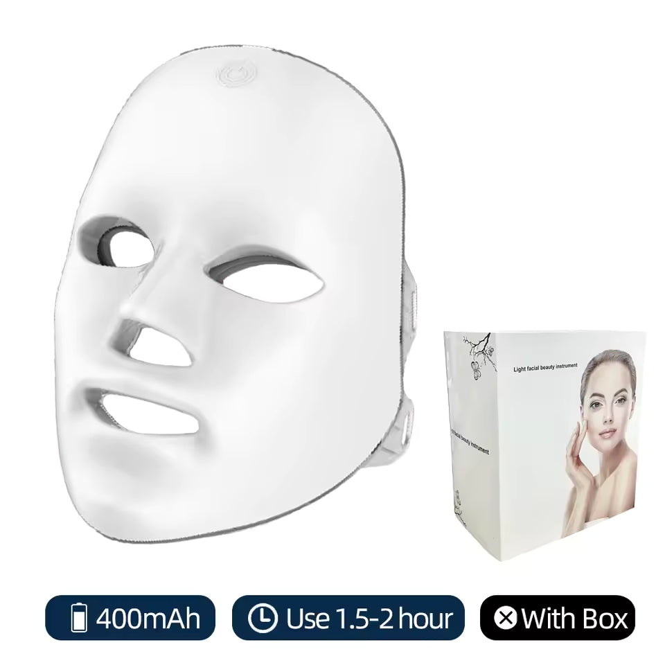 Wireless LED Mask 7 Color LED Face