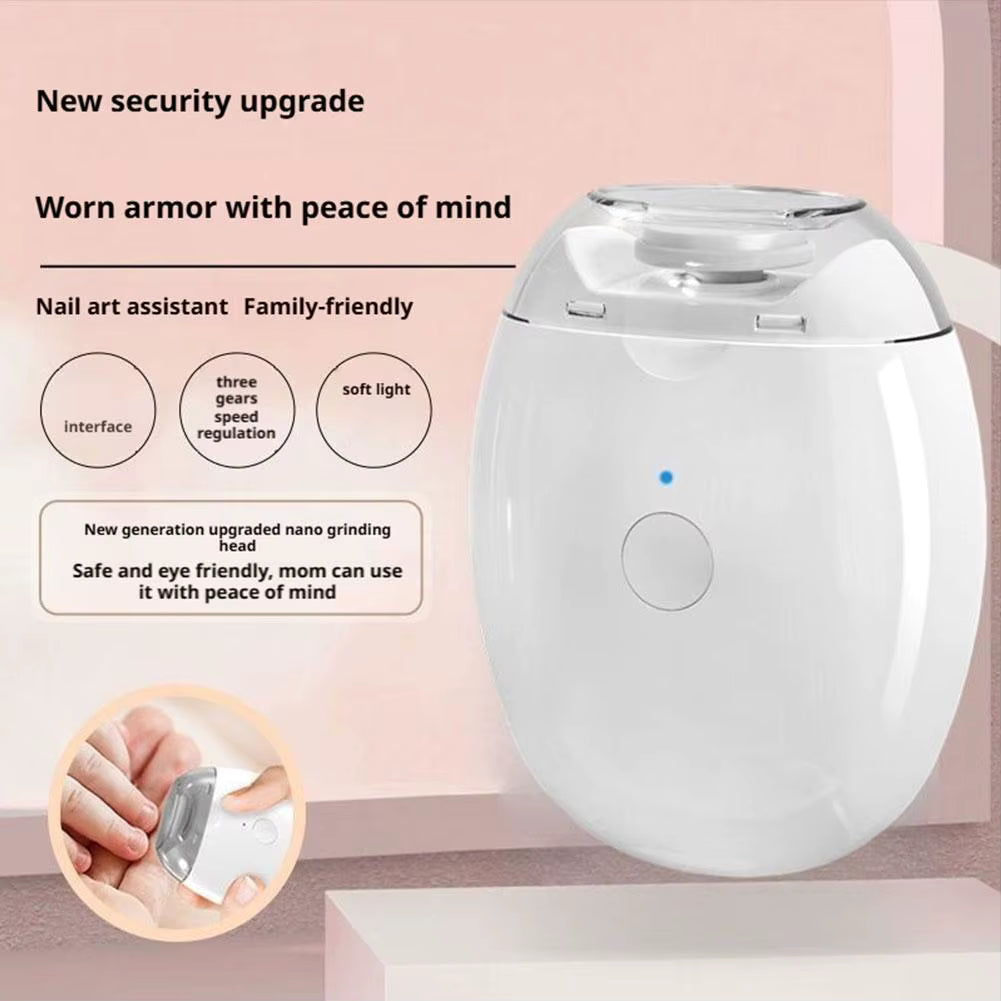 Electric Nail Clipper with LED Light