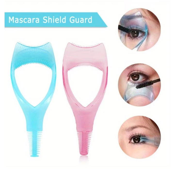 Mascara Applicator with Eyelash Curler Guard & Case