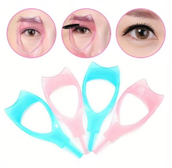 Mascara Applicator with Eyelash Curler Guard & Case