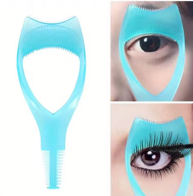 Mascara Applicator with Eyelash Curler Guard & Case