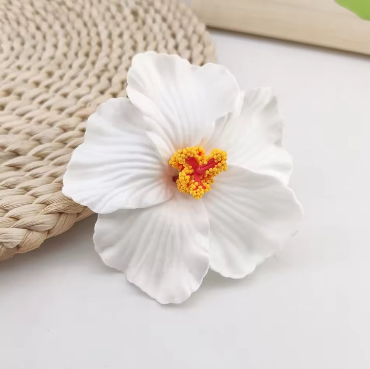 Caribbean Flower Hair Clips