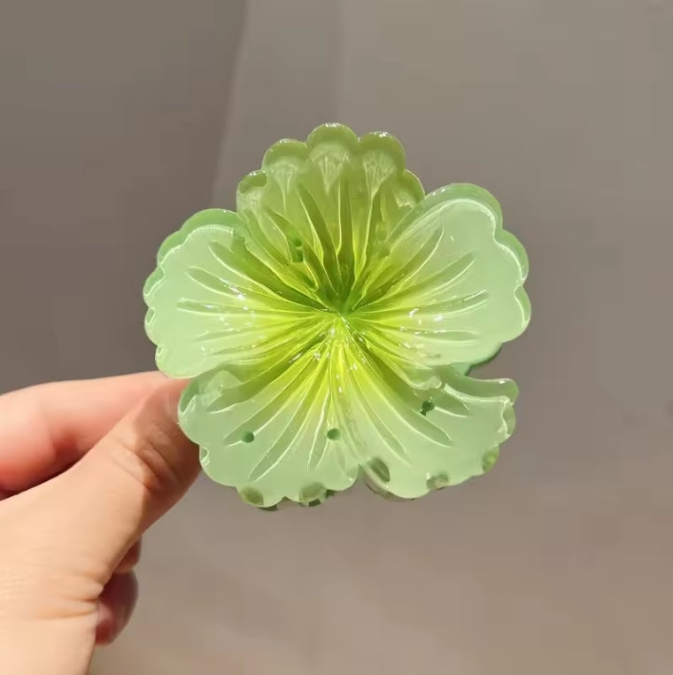 Flower Hair Claw Clip