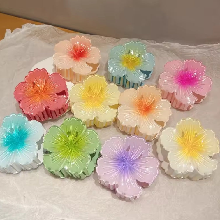 Flower Hair Claw Clip