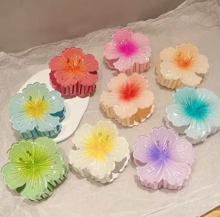 Flower Hair Claw Clip