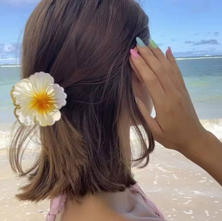 Flower Hair Claw Clip