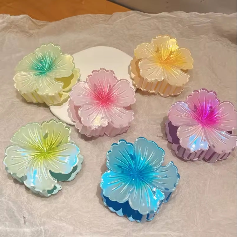 Flower Hair Claw Clip