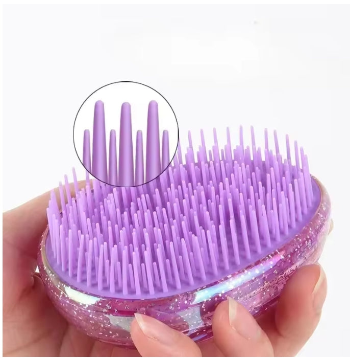 Egg-Shaped Detangling Scalp Massage Brush