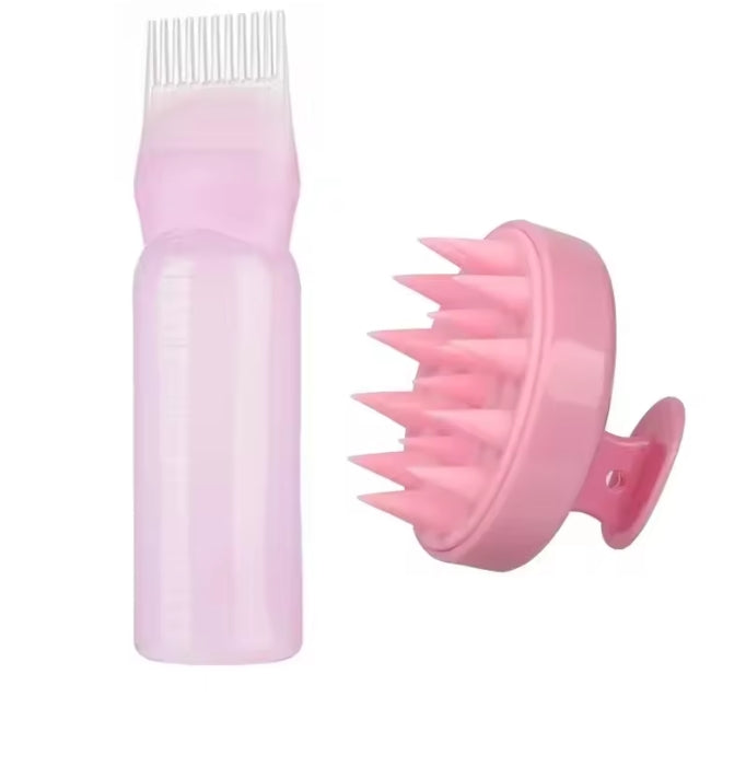 Silicone Scalp Massage Shampoo Brush