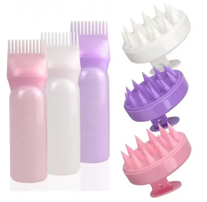 Silicone Scalp Massage Shampoo Brush