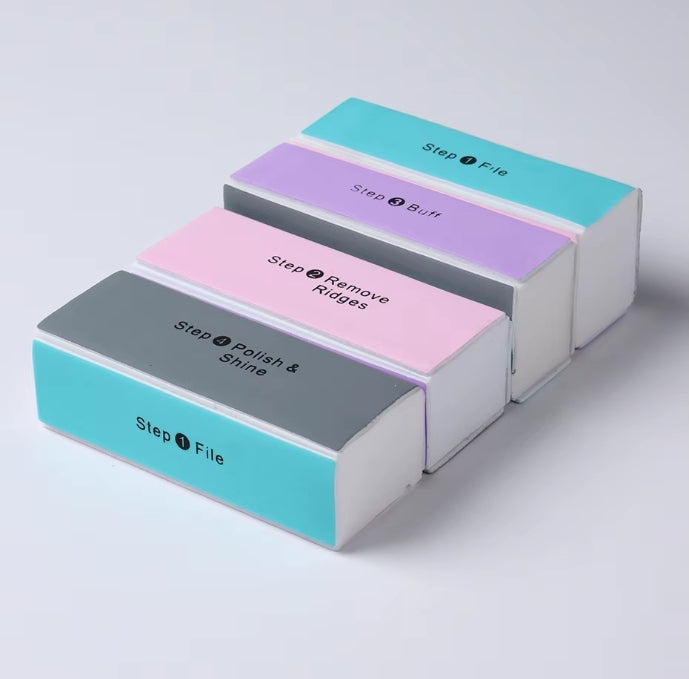4-Way Nail Buffer Block Set (5 pcs)