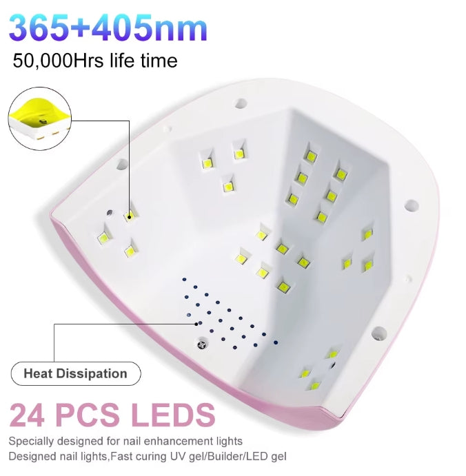 LED UV Nail Lamp with Motion Sensor & LED Display