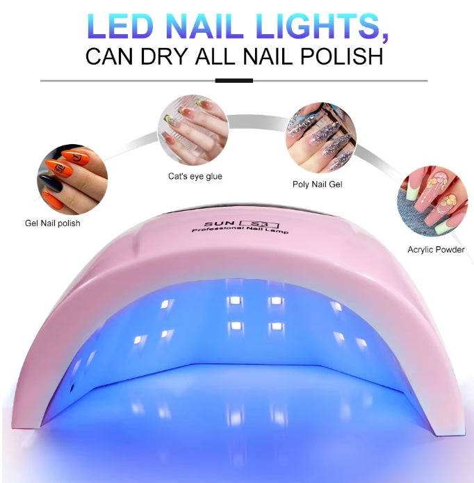 LED UV Nail Lamp with Motion Sensor & LED Display