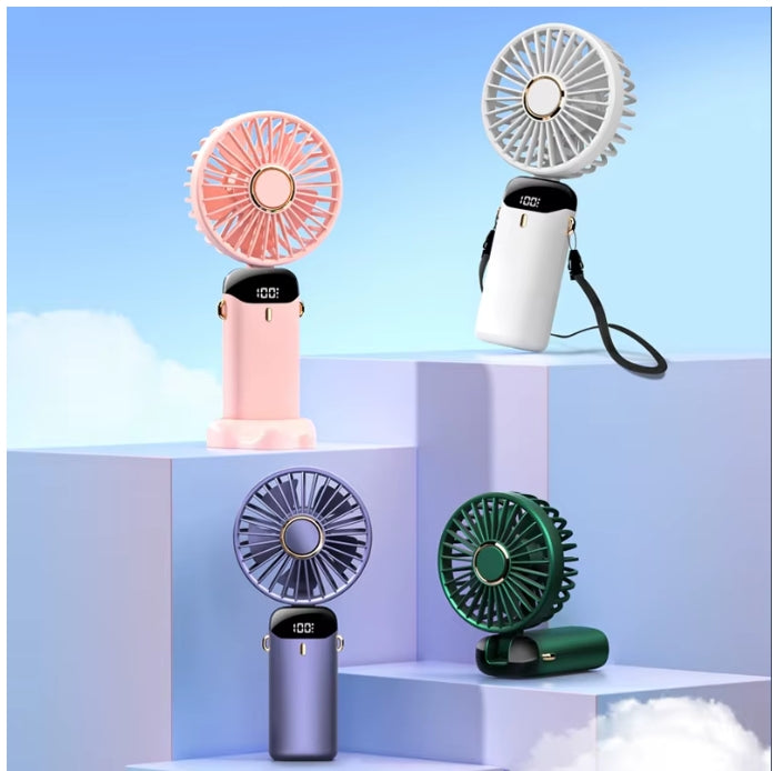 Portable Neck Fan with Phone Stand