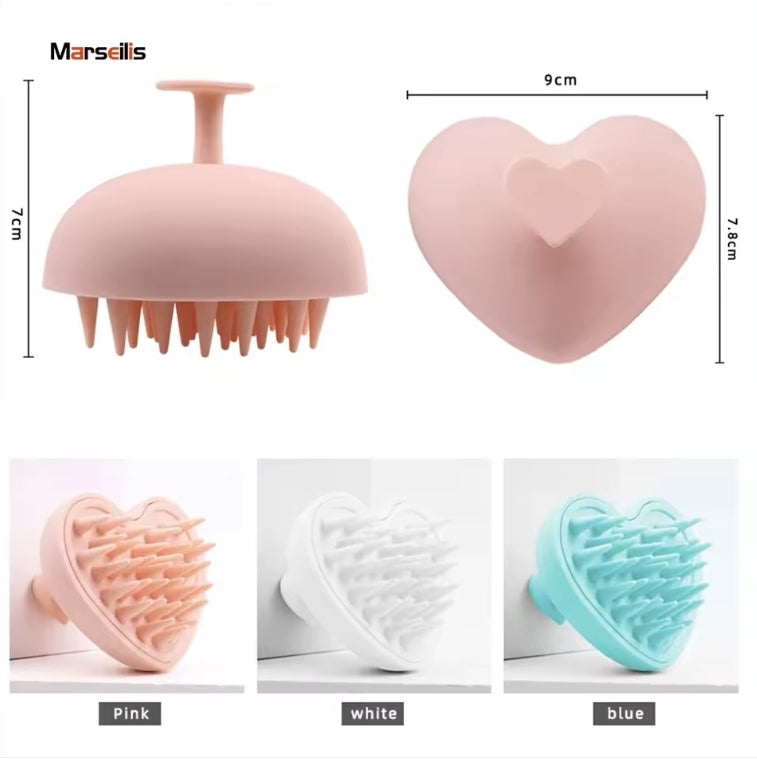 Heart Silicone & Brush Hair
