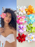 Hibiscus Flower Hair Clips