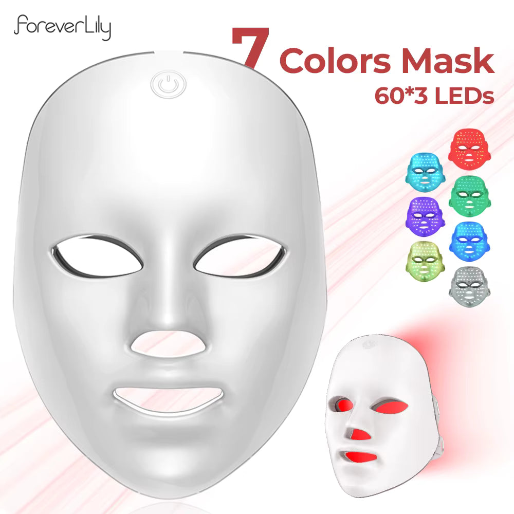 Wireless LED Mask 7 Color LED Face
